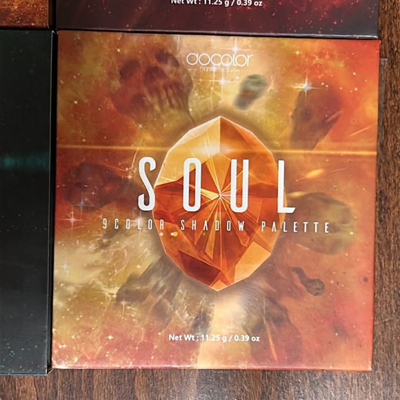 DOCOLOR cosmetics makeup eyeshadow pallet 36 colors 4 pallet bundle - Picture 5 of 9